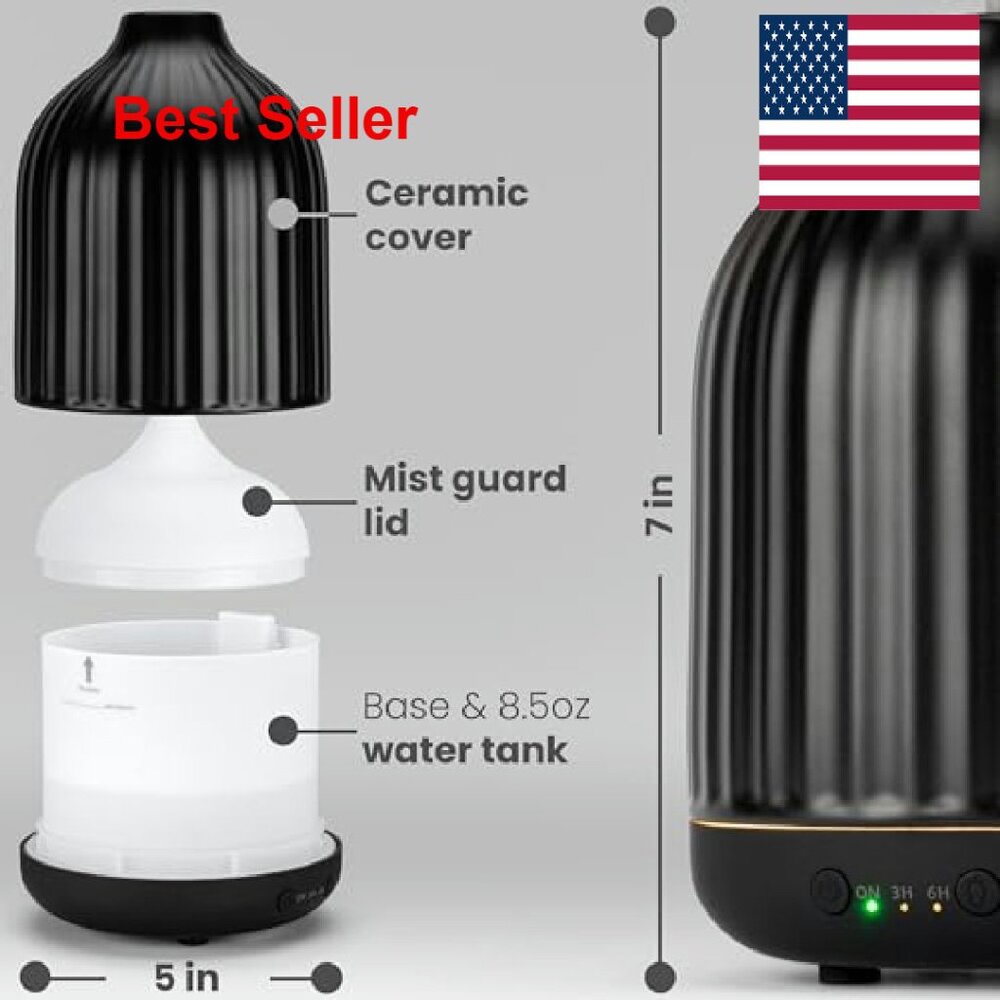 Ceramic Essential Oil Diffuser Ultrasonic Aromath… - image 3